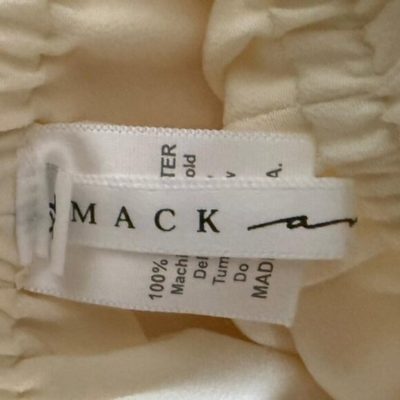 Cream Wide-Leg Straight Leg Pants - XL - MACK - Picture 3 of 6